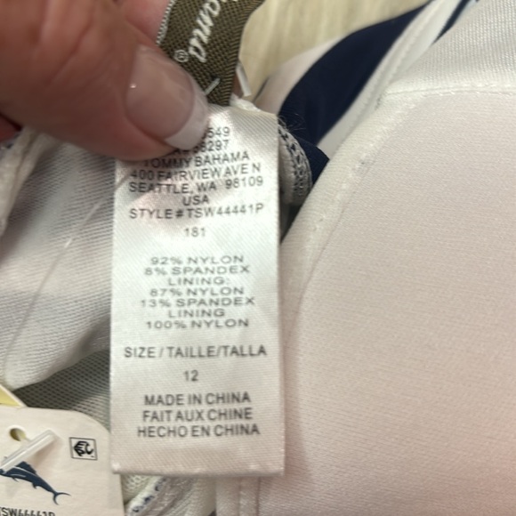 🆕Tommy Bahama - Breton Stripe High Neck - Picture 6 of 6
